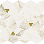 600110000975 Carrara Mosaico Vertex 30x25.8 Italon