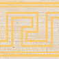 263042 Fascia Greca Oro White 20x80 Versace (Gardenia Orchidea)