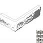 Прага 180 Угол 155-260х120х50-70х30 Камелот