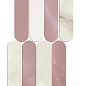 620110000163 Symphonyx Crystal - Rose Mosaic Ellipse Lap 56x23,5 Atlas Concorde Russia