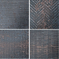 1062873 Decori Costruire Lamiera Mix Nero 25х25 Serenissima Cir