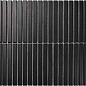 Y15F808 Strip Черный матовый 1.5х14.5 29.4х31.3 Porcelain mosaic фото в миниатюре