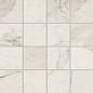 752811 Stones 2.0 Calacatta Glossy Mosaico 6mm 7,5x7,5 30x30 Casa Dolce Casa
