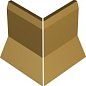 100TE0JAU Angle EXT PAR YELLOW JAU 10x10 Winckelmans