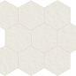 749580 Neutra 6.0 01 Bianco Mosaico B Esagono 10x10 30x26 Casa Dolce Casa