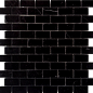 Pietrine Nero oriente POL 2.3x4.8 29.8x29.8 Caramelle Mosaic