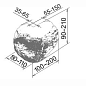 Юкон 074 Угол 100х200х80х110х90-210х45 Камелот