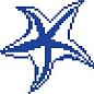 SD-118 Porcelain Mosaic Design Starfish 2 5x5 (240x240) Serapool