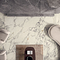 STARLIGHT TILES GLOSSY CALACATTA SUPREME 300x100 Kerlite