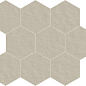 749581 Neutra 6.0 02 Polvere Mosaico B Esagono 10x10 30x26 Casa Dolce Casa