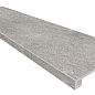 TN01 Grey Неполированная без насечек 33x120 + Подступенок (14,5x120)) Estima
