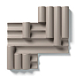 760356 Rilievi 01 Tortora 50mm 36x35 Cedit