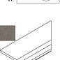 620090001039 Fume Bordo Svasato Round Dx правый 30x60 Italon
