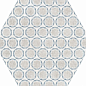 Atrium Hex Alpha Mix-Azul 25.8x29 Pamesa