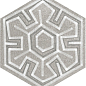 Hexagono Igneus Cemento Mix 23x26,6 VIVES