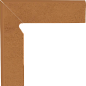 Aquarius Brown Цоколь левый (B+A) 30х8,1 Paradyz