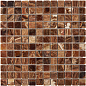 PIX206 Caramel onyx из оникса полированная 23x23 305х305х8 Pixmosaic