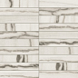 756310 Prexious White Fantasy Mosaico 3x15 Glossy 30x30 Rex Ceramiche