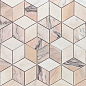 Rosa Salmone POL diamond 96x55x7 298x259 Caramelle Mosaic