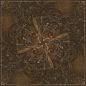 58130 Rosone Classic Charcoal 80x80 Cerdomus