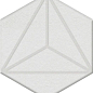 OS/A241/63000 Декор Агуста белый 6х5,2 Kerama Marazzi