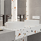 Terazzo Bianco цветной матовый карвинг 60х120 Laparet