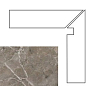 240636 MARBLE BATTISCALA GRIGIO DX LAP 8x117.2 Versace (Gardenia Orchidea)