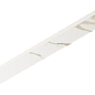610130007450 Stellaris Calacatta Gold Battiscopa Nat 7.2x60 Italon