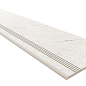 Ступень NL00 Nolana White неполированный с насечками 30x120 Estima