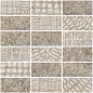 K9498908R001VTE0 Stone-X Мозаика Тауп Матовый R10A (5х10) 30х30 Vitra