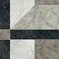 PF60014092 Tarsia Prospect Nero Deco Lux 3D Rett 60x120 Versace (Gardenia Orchidea)