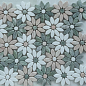 PIX1006 Thite,Jet Green,Pink Rose сетка 325х290x8 Pixmosaic