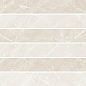 767172 Elemental White Dolomia Mosaico 3D Luc 30x30 Cerim