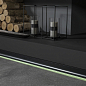 B79999052 Pro-Skirting LED Black 60x2500 Butech