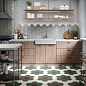 PT03150 Hex Green Matt 15x17,3 Ribesalbes