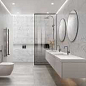 R9TX Mixed Rosa Rett. 40x120 Ragno Marazzi
