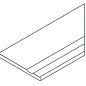 620090001353 Magma X2 Graphite Bordo Svasato Round DX 30x60 Italon фото в миниатюре