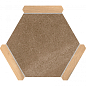 Sacramento Marron Pino 22x25 Monopole Ceramica