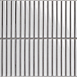 Y15FW10 Strip Светло-серый глянцевый 1.5х14.5 29.4х31.3 Porcelain mosaic фото в миниатюре