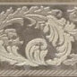 240886 Marble FASCIA 10 BAROCCHINA GRIGIO 9,6x58,5 Versace (Gardenia Orchidea)