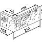 Алтея 374 Угол 210х105х15 Камелот