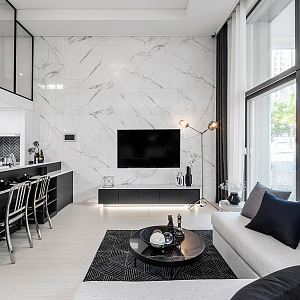 Marble Black Rhino