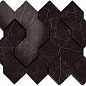 AS4B Marvel Nero Marquina Mosaico Esagono 3D 28.2x35.3 Atlas Concorde