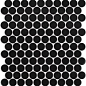 M143 Miele Mosaic Black Ø2,65 30x30 Serapool