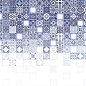 HAG451D Hammam рельеф многоцветный 20x44 Cersanit