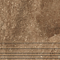 GNR12030421-G Ступень Магма Коричневый темный граниль 1200x300x9.5 ProGRES Ceramica фото в миниатюре 3