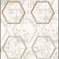 589002003 Декор Apulia Oro Hexagone 31,5х63 Azori