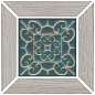 ID151 Вставка Тровазо наборный серый светлый матовый 13x13x0,9 Kerama Marazzi