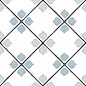 31083 TANGER SILVER RHOMB R9 12.3x12.3 Harmony