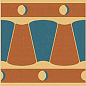 100E024F302 ENC 24F Cognac (Red D.Blue) 10x10 Winckelmans